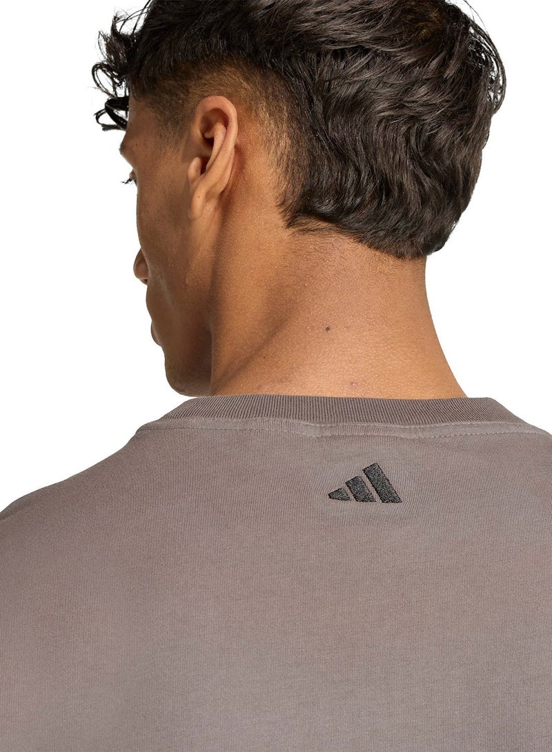 اديداس تيشيرت أديداس رجالي أبيض بأكمام قصيرة - Image 4